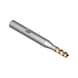 ATORN 整体硬质合金方形端铣刀，T=3 短型 4.00 mm 刀柄 DIN 6535 HB - 整体硬质合金立铣刀 - 2