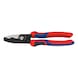 KNIPEX cable cutters 200&nbsp;mm twin blades with two-component handle - Cable cutters with double cutting edge - 1