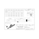LEITECH Tampon UNC 3-48, avec affichage numérique de 0,01 mm - Digi UNC thread plug gauge with depth measurement - 2