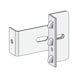 HOFE wall anchoring adjustable to 45 mm, zinc-plated with tilt protection - Wall anchoring - 2