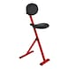 ErgoPlus yaslanma taburesi, çerçeve RAL3020 sinyal kırmızısı, kapak: Skai,siyah - ErgoPlus ayakta durma koltuğu - 1