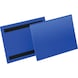 Beschriftungsschild A5 quer, magnetisch, Farbe dunkelblau, VPE: 50 Stück - Beschriftungsschilder - 1