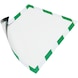 Bastidor magnético DURABLE, parte trasera magnética, A4, col.: verde/blanco - Marco de información, magnético - 1