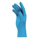 blue nitrile rubber disposable gloves - 1