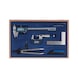 ATORN 6-piece measuring instrument set, wooden case, digital vernier callipers - Measuring tool set - 2