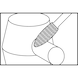 ATORN katkılı karbür freze ucu, 6 mm, SPH 1230, diş 6 ATORN no.: 11310231 - Carbide bur - 2
