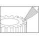 ATORN hardmetalen freesstift 6 mm SPG 1020 S vertanding 6 ATORN nr.: 11310274 - Carbide bur - 2