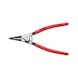 KNIPEX setting pliers for snap rings no. 45 11 170 - Straight circlip pliers - 1