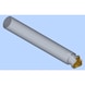 Avellanador ORION, 90°, SC, T=3, 6,3 x 45 mm, DIN 335 forma C - Avellanador cónico 90°, metal duro completo, tres filos - 2