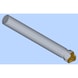 Avellanador ORION, 90°, HSS-TiN, T=3, 5,8 x 45 mm, DIN 335 forma C - Avellanador cónico, 90°, HSSE-TiN, triple cuchilla - 2