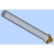 Avellanador ORION, 90°, HSS-TiN, T=3, 6,3 x 45 mm, DIN 335 forma C - Avellanador cónico, 90°, HSSE-TiN, triple cuchilla - 2