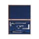 ATORN 6-piece measuring instrument set, wooden case, digital vernier callipers - Measuring tool set - 1