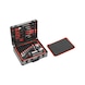 Caja de herramientas multiuso GEDORE RED, 138 piezas - Set de herramientas MULTIUSO en maletín de aluminio - 1