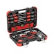 Caja de herramientas GEDORE RED, universal, 43 piezas - Set de herramientas "Medición-Corte-Atornillado"  - 1