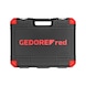 GEDORE RED tool set 97 pieces, 1/4&nbsp;in,1/2&nbsp;in - Socket wrench set 1/4&nbsp;in + 1/2&nbsp;in - 3