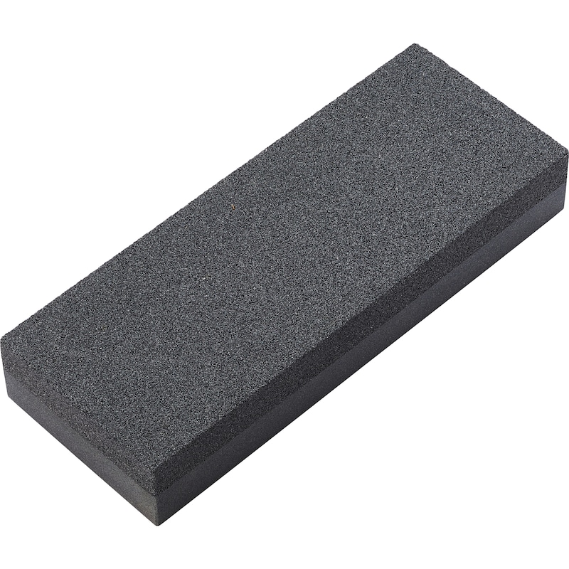 Piedra combinada de banco LAPPORT, 150 x 50 x 25 mm, basto/fino, carb. silicio - Piedras de banco combinadas de carburo de silicio