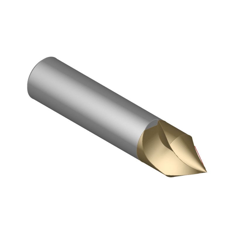 ORION Vollhartmetall-Fasenfräser 60 Grad Durchmesser =16,0 mm, Schaft DIN6535 HA - VHM-Fasenfräser