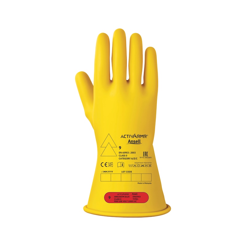 Electrician's protective gloves