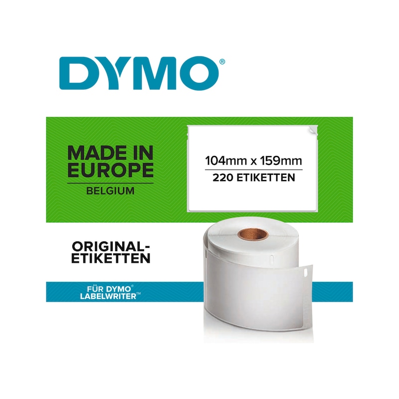 Papier-Etiketten selbstklebend für DYMO LabelWriter Geräte