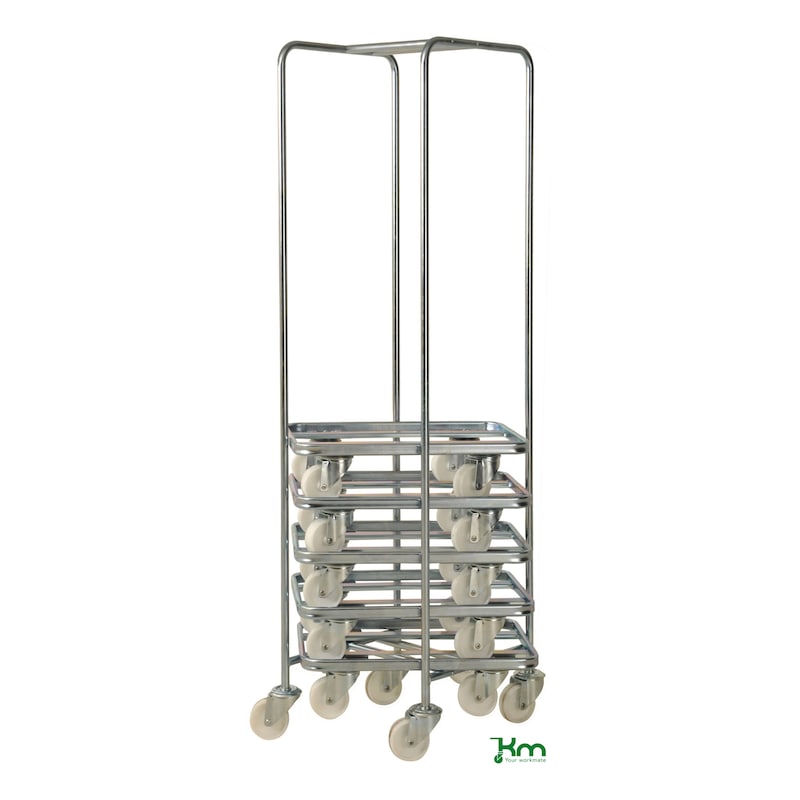 2 Chariots De Transport Lourd 35x50 Cm - Charge Max 800 Kg, 4 Roues Pivotantes, Neufs