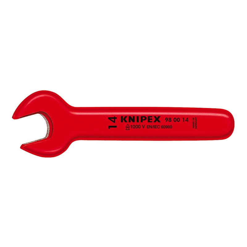 KNIPEX 98 03 055 Steckschlüssel mit Schraubendreher-Griff brüniert VDE 232 mm
