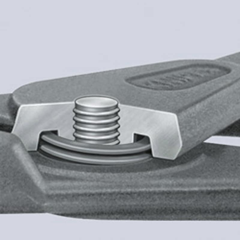 Pince à circlips KNIPEX A4 320 mm, inserts pour bagues externes - Pinces de précision pour anneaux de retenue à pointes en acier ressort serties