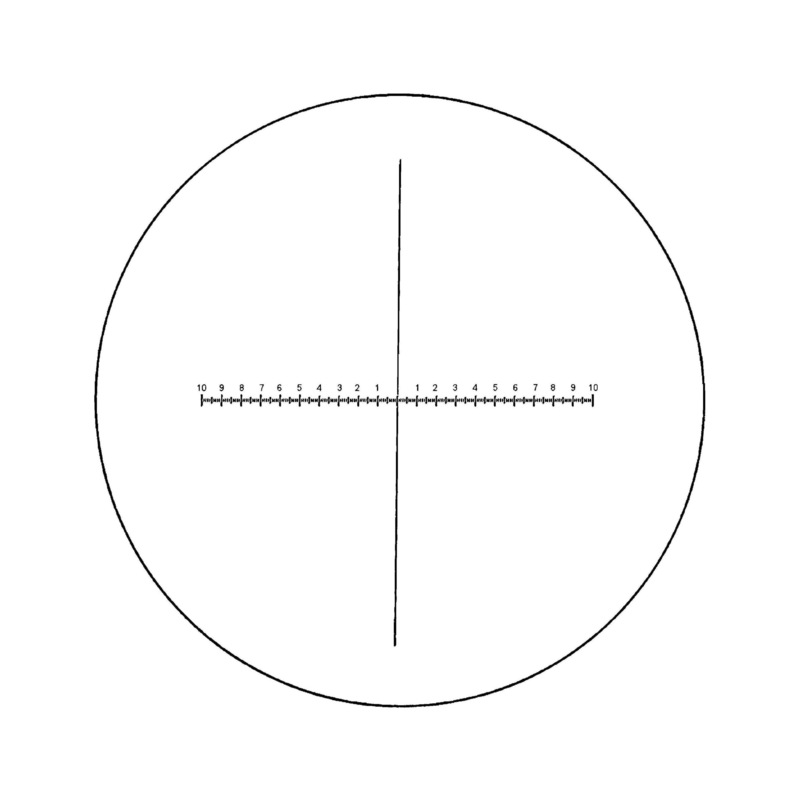 Eschenbach hedef plakası, tip 01 - Tartı ölçekleri