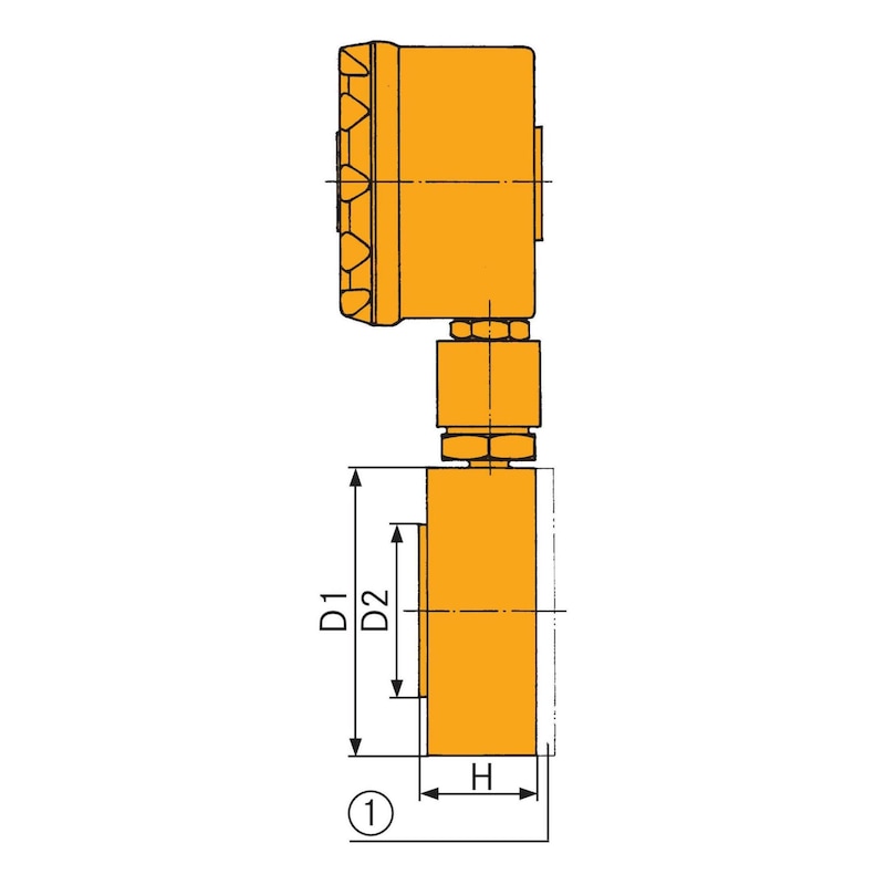 METRON Simplex II kuvvet ölçüm hücresi, 0–100&nbsp;kN aralık, 100&nbsp;N, dijital - Kuvvet ölçüm hücresi