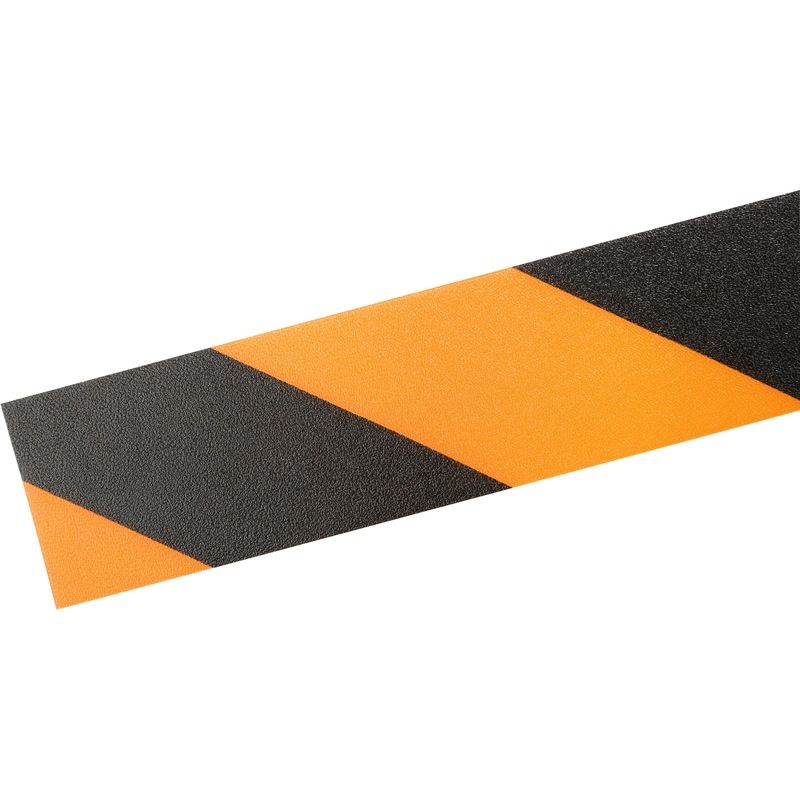 DURALINE Strong floor marking tape 30&nbsp;m x 50&nbsp;mm x 0.7&nbsp;mm, colour: yellow/black - Duraline Strong floor marking tape