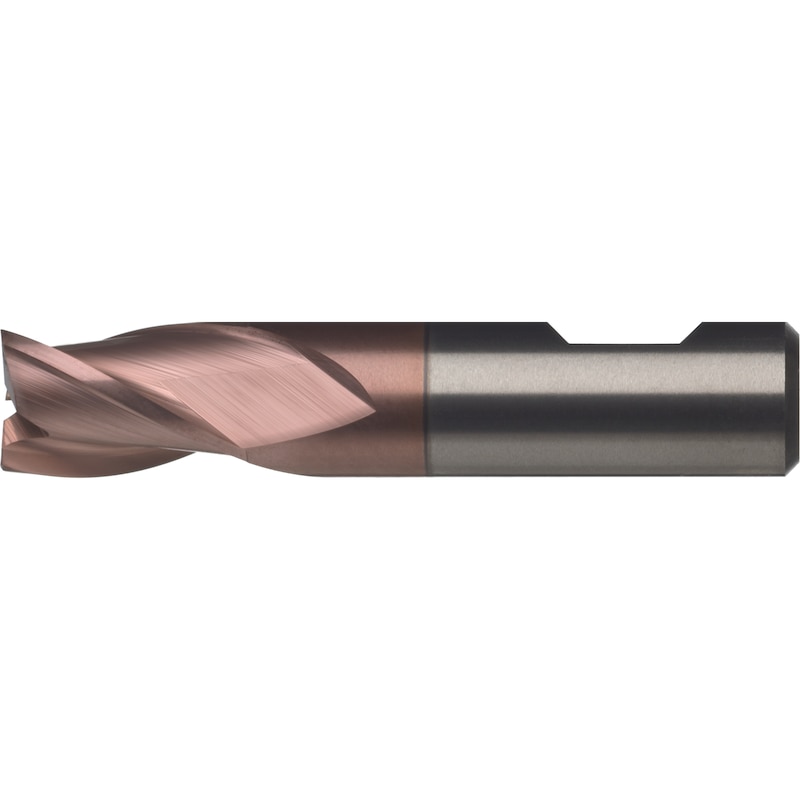 ATORN 一次性 SC 铣刀，3 刃，3.0 毫米，MF TiAlN，DIN 6535HB 柄 - 一次性整体硬质合金铣刀