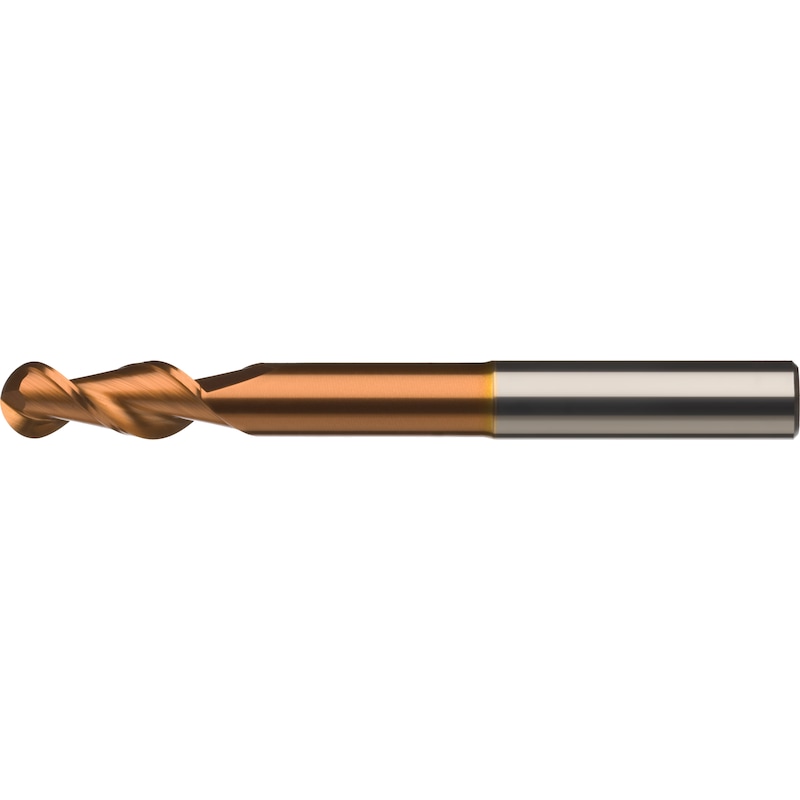 ATORN SC 半径铣刀，长款，T2 HA，3.0 x 10 x 32 x 75 毫米，有涂层 - 整体硬质合金半径铣刀