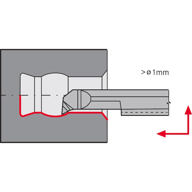 ATORN 小型刀片 APL，2.0 毫米，R0.15 L10 HC5640 - 小型车刀，AP 型 HC5640
