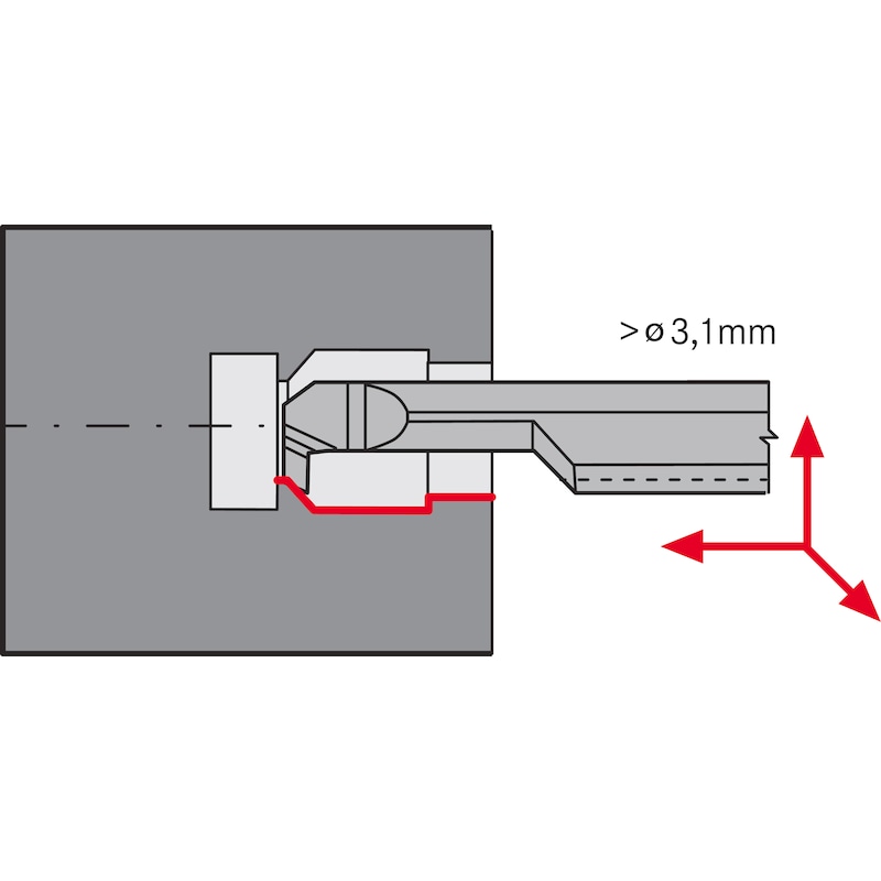 ATORN Mini-Schneideinsatz AXR 6,0mm R0.2 L15 HW5615 - Miniaturschneideinsatz Typ AX HW5615