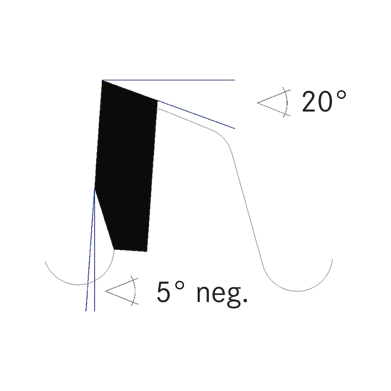 ATORN 硬质合金圆锯片，负向，350 毫米 x 3.2 毫米 x 40 毫米，T = 84 - 硬质合金圆锯片，负向