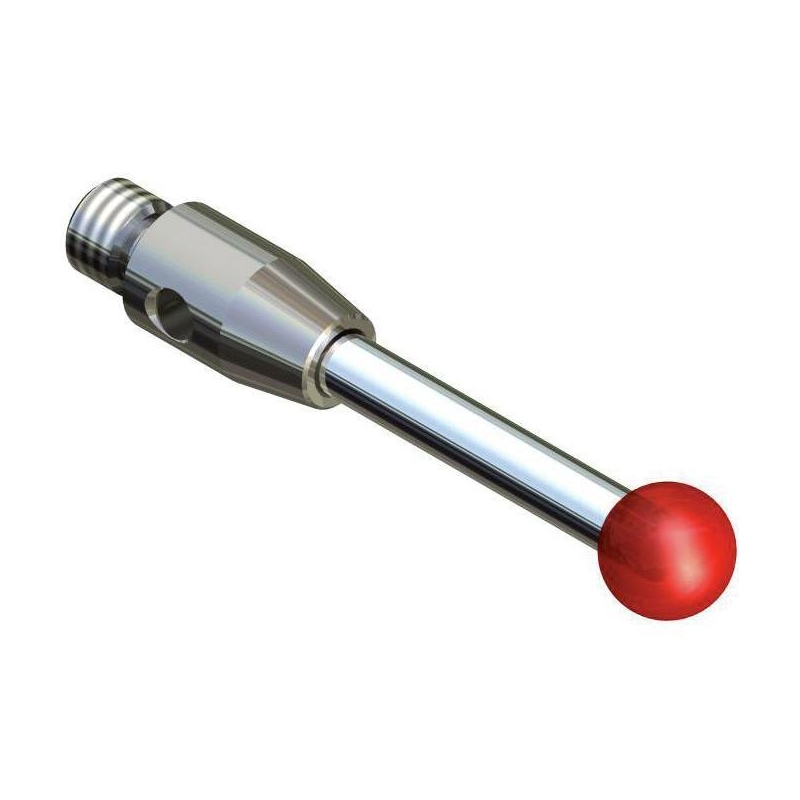 palpeur de mesure avec tige CC M3 bille en rubis diamètre 4 mm, L = 21 mm - Pointes de palpeur à bille en rubis et tige en carbure