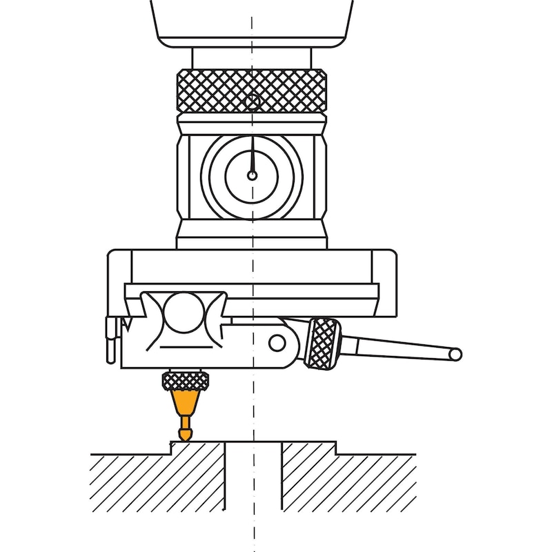 MICHAEL DECKEL Plan-Tasteinsatz für C III Kugeldurchmesser 5 mm - Plan-Tasteinsatz