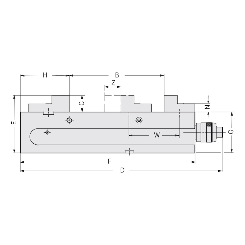 ATORN MMG-125 inkl. Backensatz - Hochdruck-Maschinenschraubstöcke MM-G inkl. kostenlosem Normalbackensatz |AKTION
