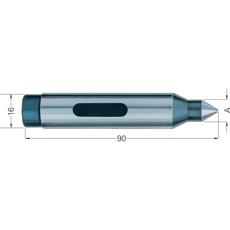 RÖHM centring point, 4 mm diameter. - Egyedüli központosító csúcsok