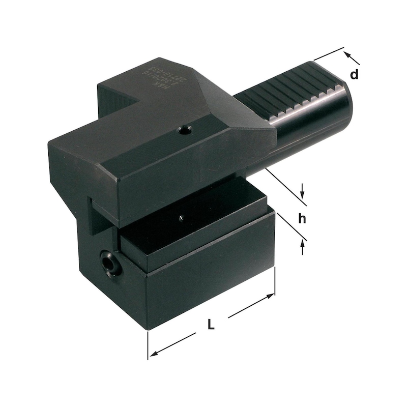 Axial-Werkzeughalter für Drehmaschinen DIN ISO 10889-4