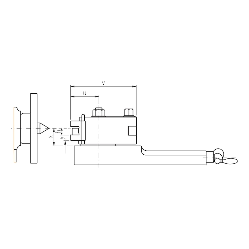 MULTIFIX Stahlhalterkopf D1 - Schnellwechsel-Stahlhalter
