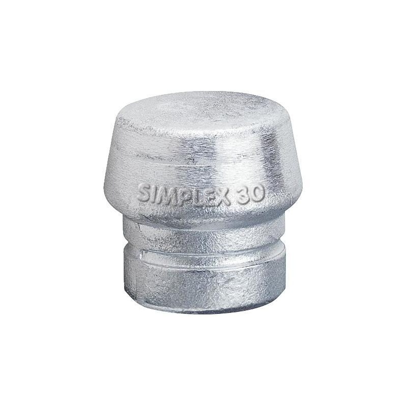 HALDER SIMPLEX 插片采用软金属制成，银色，直径 50 mm - 备用软金属锤头