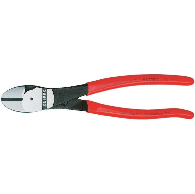 Heavy-duty side or centre cutter with dip-coated handle