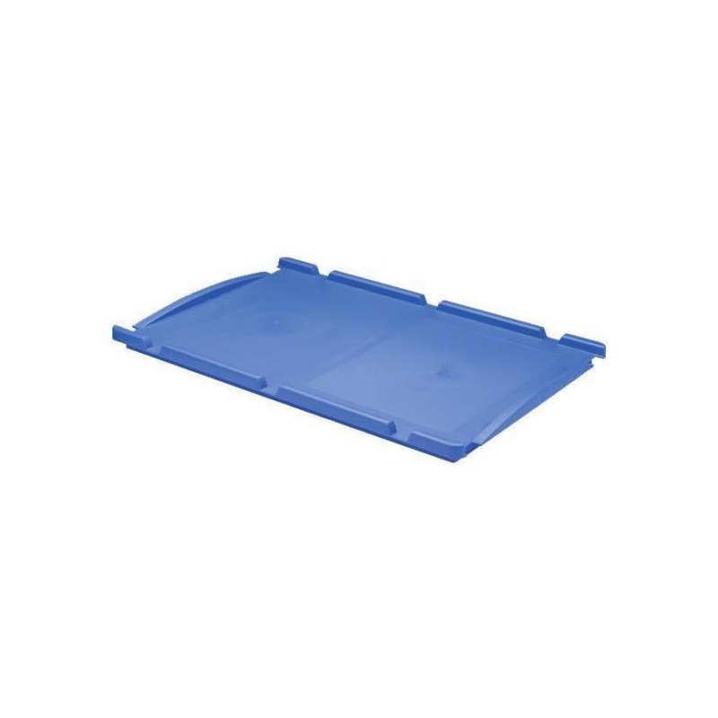 Auflagedeckel 400 x 300 mm blau für Euronorm-Stapelbehälter - Auflagedeckel