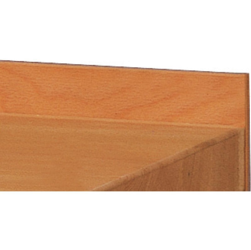 Bordes anti-rodadura madera haya Multiplex 800 x 90 x 14 mm, LxHxW 1 unidad - Bordes anti-rodadura de madera de haya Multiplex