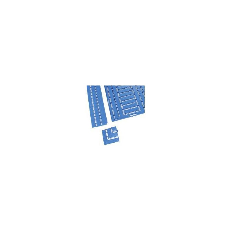 Rampa de acceso LxAn 600 x 112 mm, color azul - Rampa de acceso