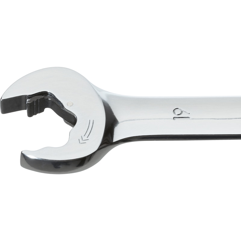 ATORN ratchet combination wrench, size 21 mm, with two-sided ratchet function - Combination ratchet spanner |OUTLET