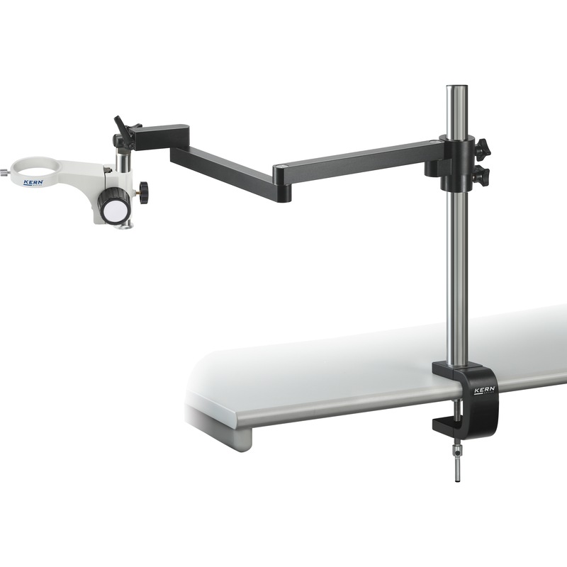articulated arm stand with table clamp including microscope holder