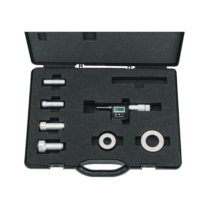 MAHR iç mikrometre seti, dijital, 44 EWR, 6-12 mm, IP52 - Elektronik 3 noktalı iç mikrometre seti