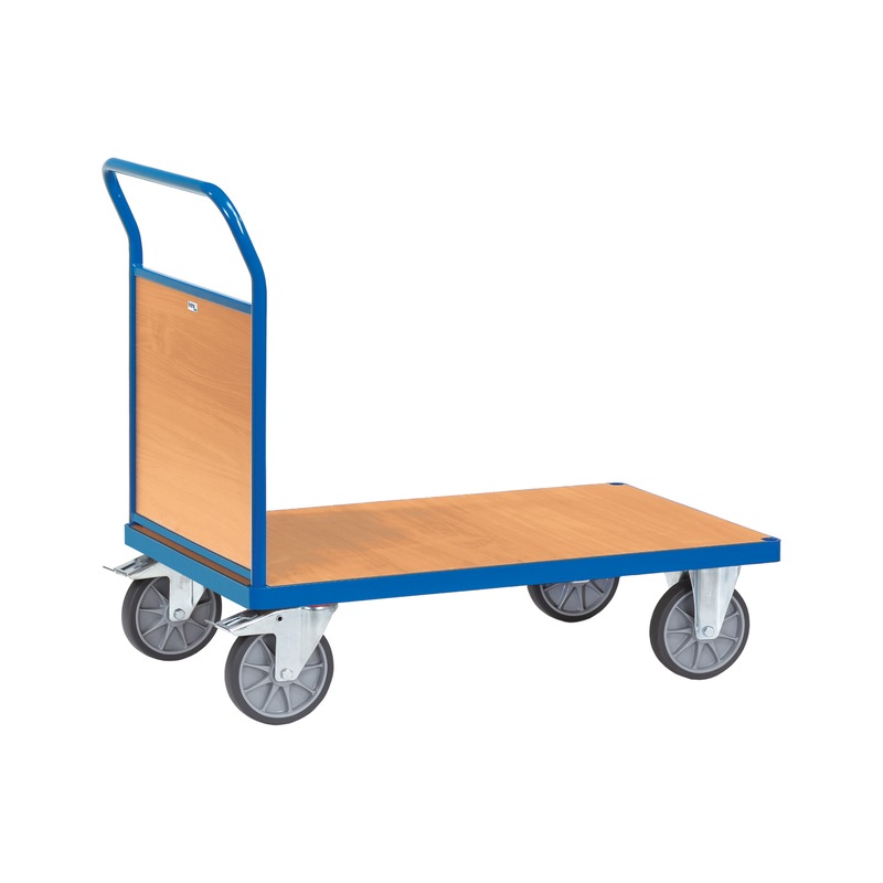 FETRA Platform trolley with wooden front wall