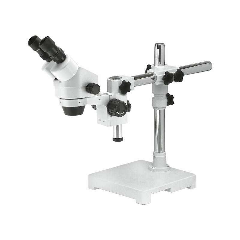 Microscope stéréo MAHR MarVision SM 160, binoculaire, av potence flèche, 7x–45x - Microscope binoculaire avec zoom SM 160